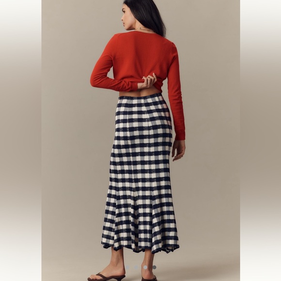 Anthropologie Maeve fit & Flare Maxi Skirt - Picture 4 of 9